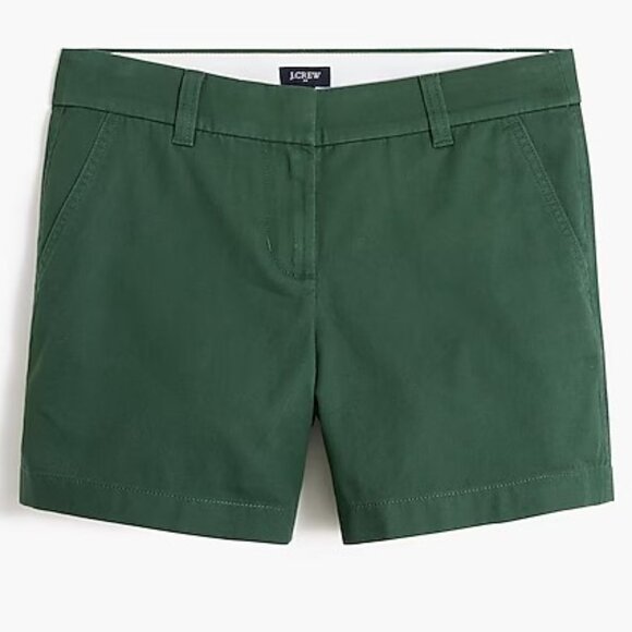 J. Crew 5" Classic Chino Short in Forest Green - Picture 1 of 5